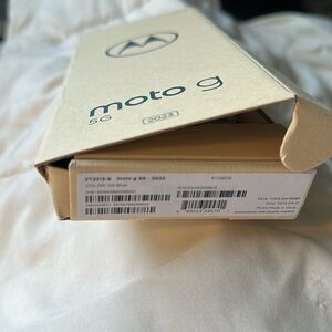 **SOLD** New unlocked moto g 5G with case and glass protection.